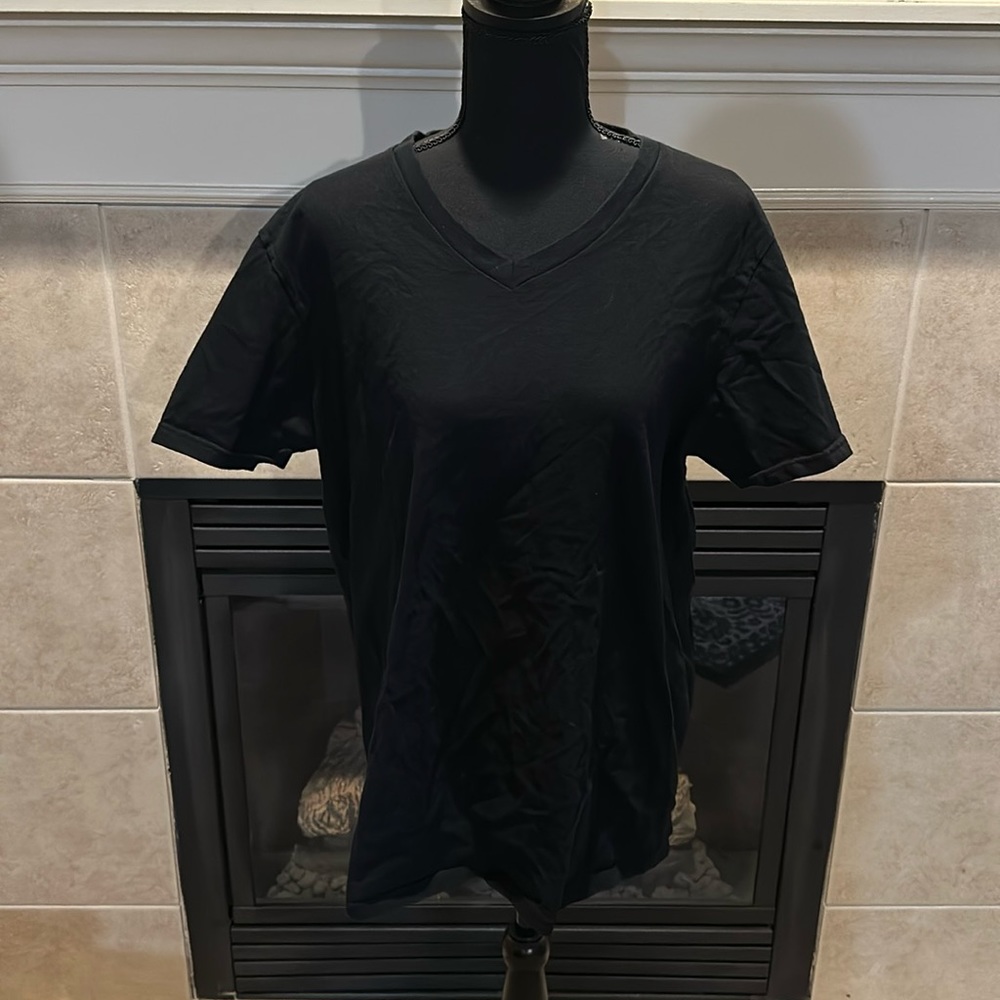 Black Goodfellow & Co Men’s Cotton V-Neck Tee